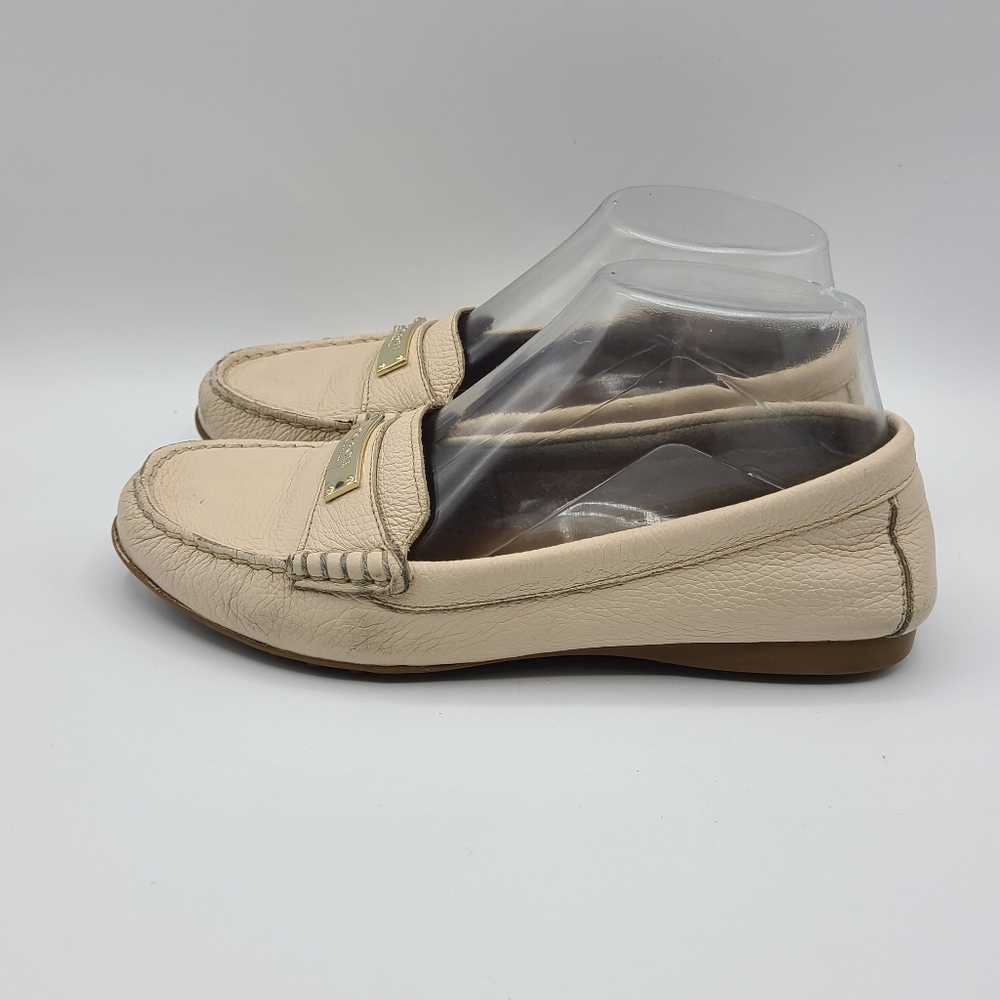 Coach Fredrica Loafers Flats Size 6.5 Leather Driving Moccasin - Picture 5 of 14